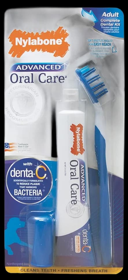 Nylabone Advanced Oral Care Dog Dental Kit — NurturePet Pet Supply