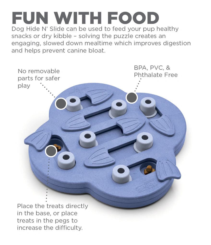 NINA OTTOSSON BY OUTWARD HOUND Hide N' Slide Puzzle Game Dog Toy ...