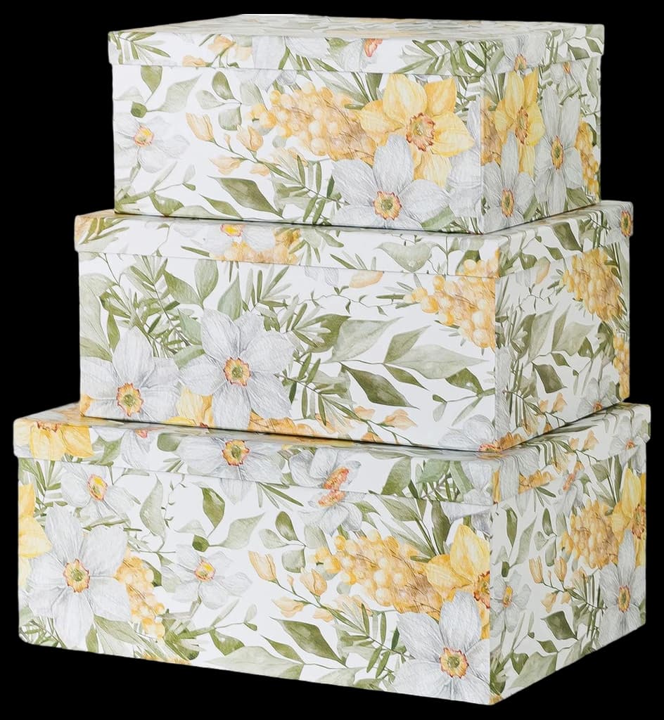 Amazon.com: Nested Gift Boxes with Lids for Decorative Storage and ...