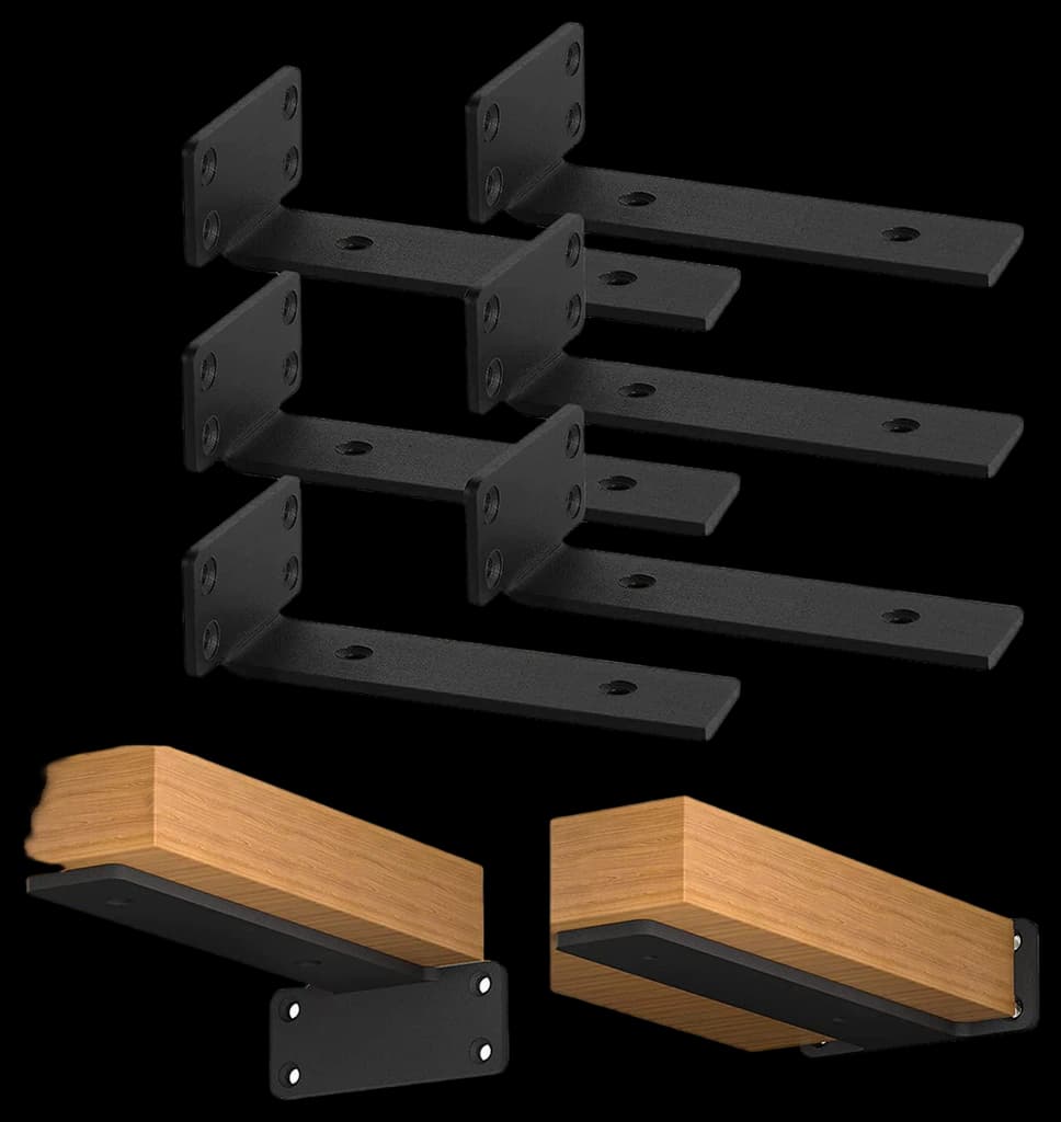 Heavy Duty Concealed Shelf Brackets Wall Mounted Bench Brackets Heavy
