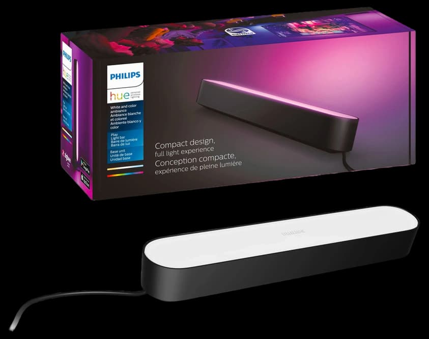 Philips Hue Smart Play Light Bar Base Kit, Black - White & Color ...