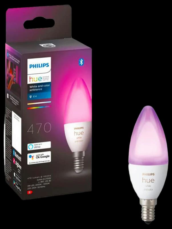 Philips Hue White and Colour Ambiance E14 Candle