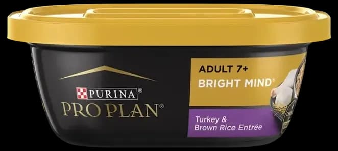 PURINA PRO PLAN Bright Mind Senior Adult 7+ Beef & Brown Rice Entree ...