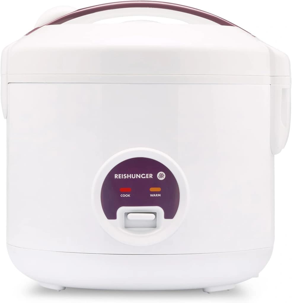 Reishunger Digital Mini Rice Cooker & Steamer - Black - Keep Warm ...