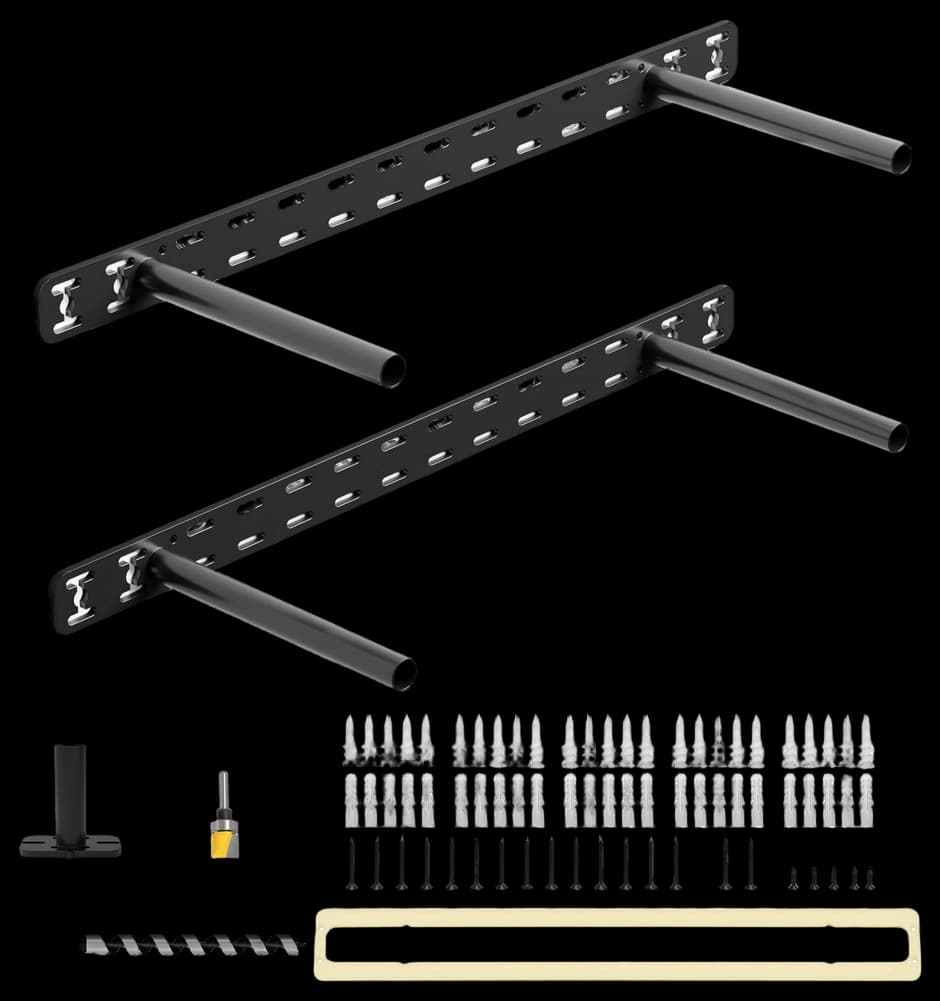Amazon.com: 2pcs Floating Shelf Hardware Heavy Duty Hidden Shelf ...