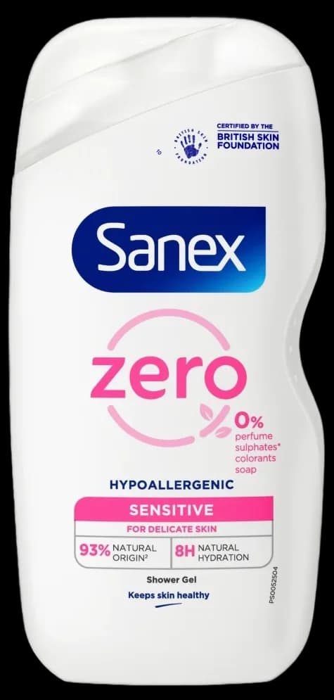 Sanex Zero% Sensitive Skin Body Wash Shower Gel - Ocado