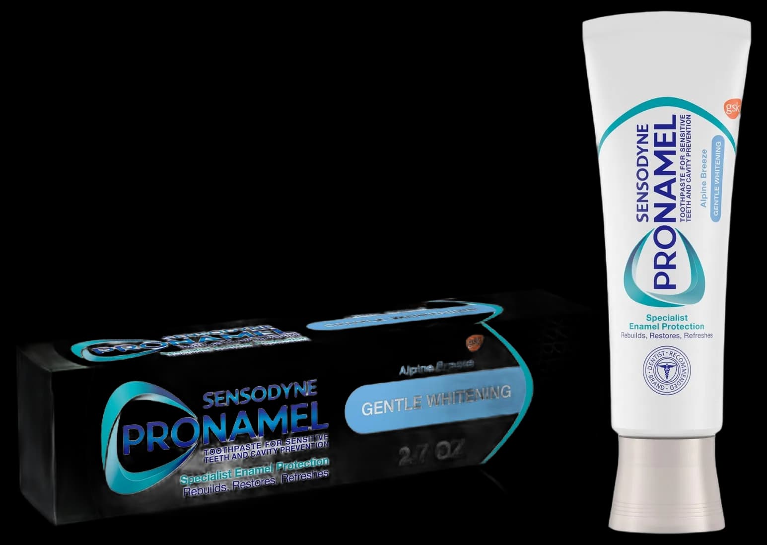 Sensodyne Pronamel Gentle Whitening Anti-Cavity Fluoride Toothpaste ...