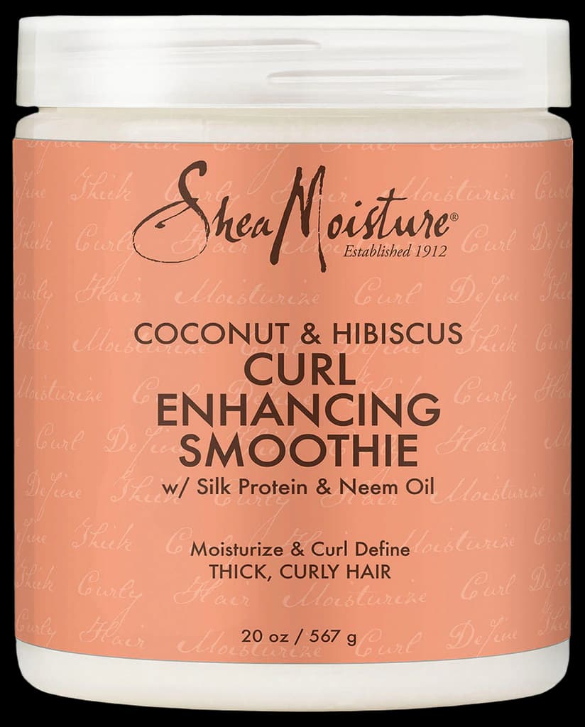 Shea Moisture Curl Enhancing Smoothie Hair Cream, Coconut, and Hibiscus ...