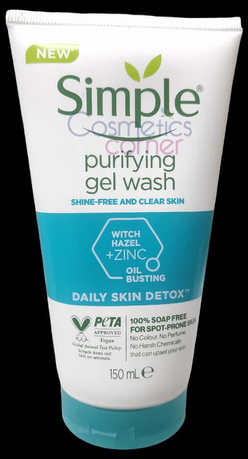 Simple Daily Skin Detox Purifying Gel Wash 150ml - Eshaistic.pk