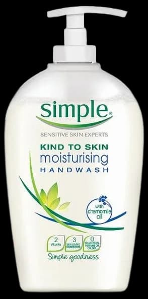 Simple Kind To Skin Gentle Care Antibacterial Hand Wash (Pump) 250ml ...