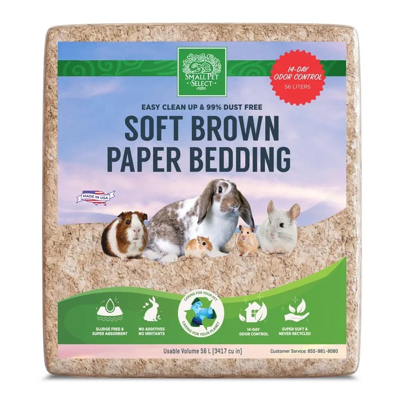 SMALL PET SELECT Unbleached White Paper Bedding, 178 L : Amazon.co.uk ...