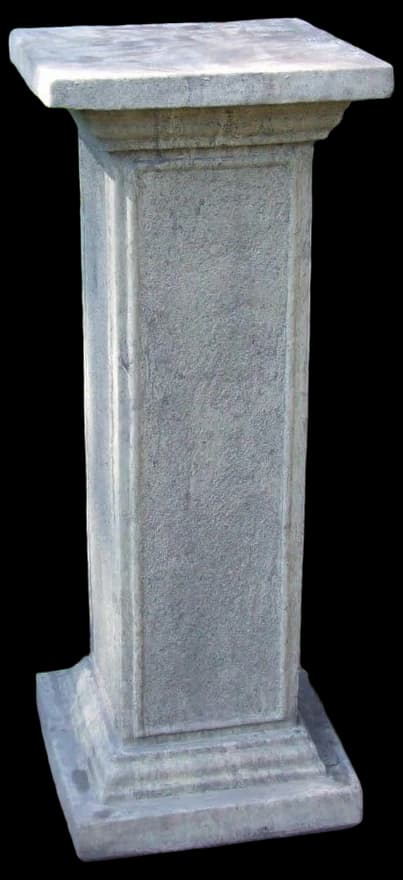 Solstice Sculptures Granite Ball on Column