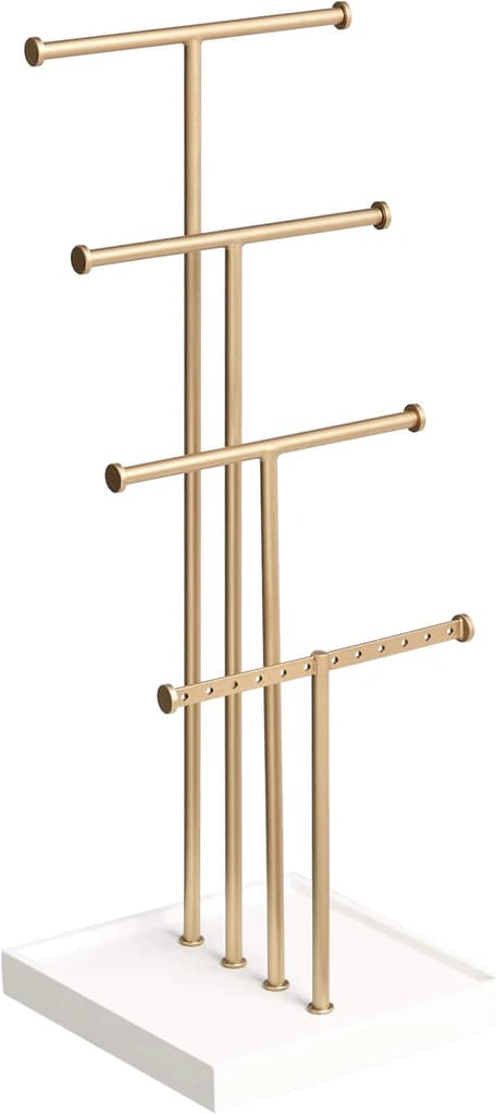 Stackers Large Rose Quartz T-Bar Jewellery Stand : Amazon.co.uk: Fashion