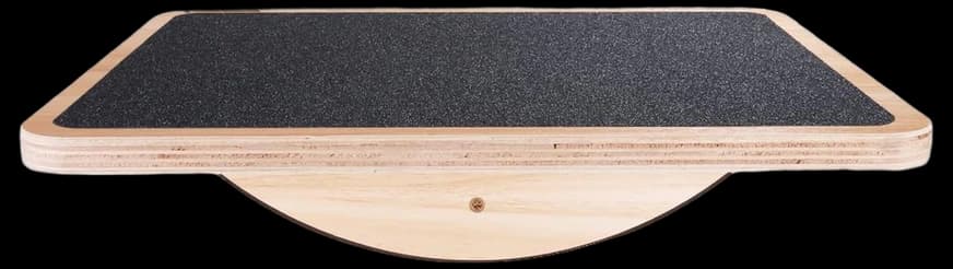 StrongTek Professional Wooden Balance Board with Crossed Hardwood Base ...