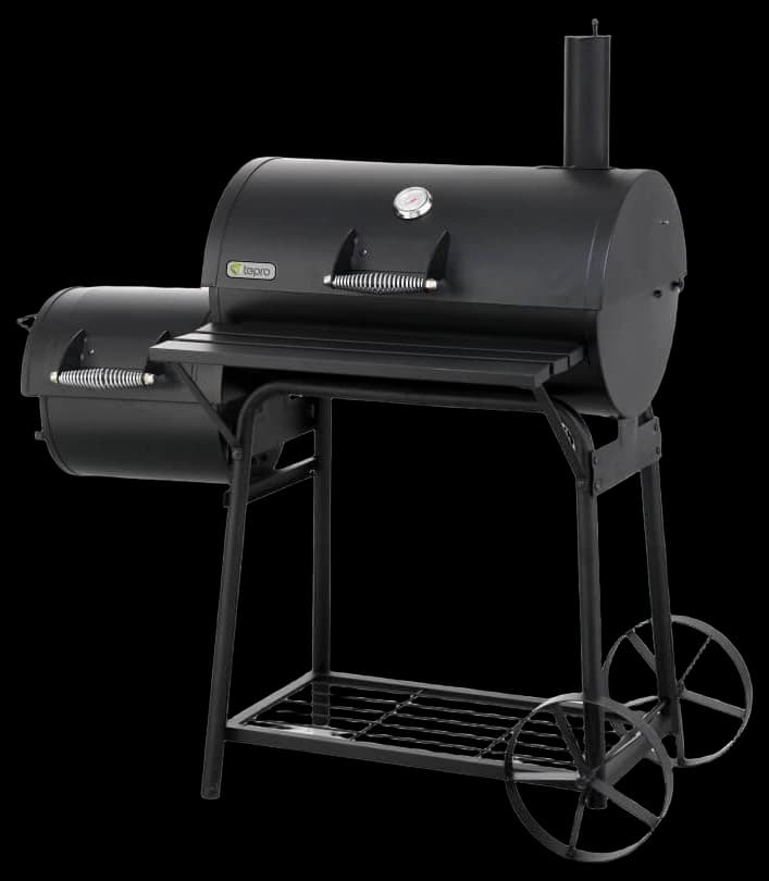 Tepro Biloxi Offset BBQ Pit Barrel Smoker : Amazon.co.uk: Garden