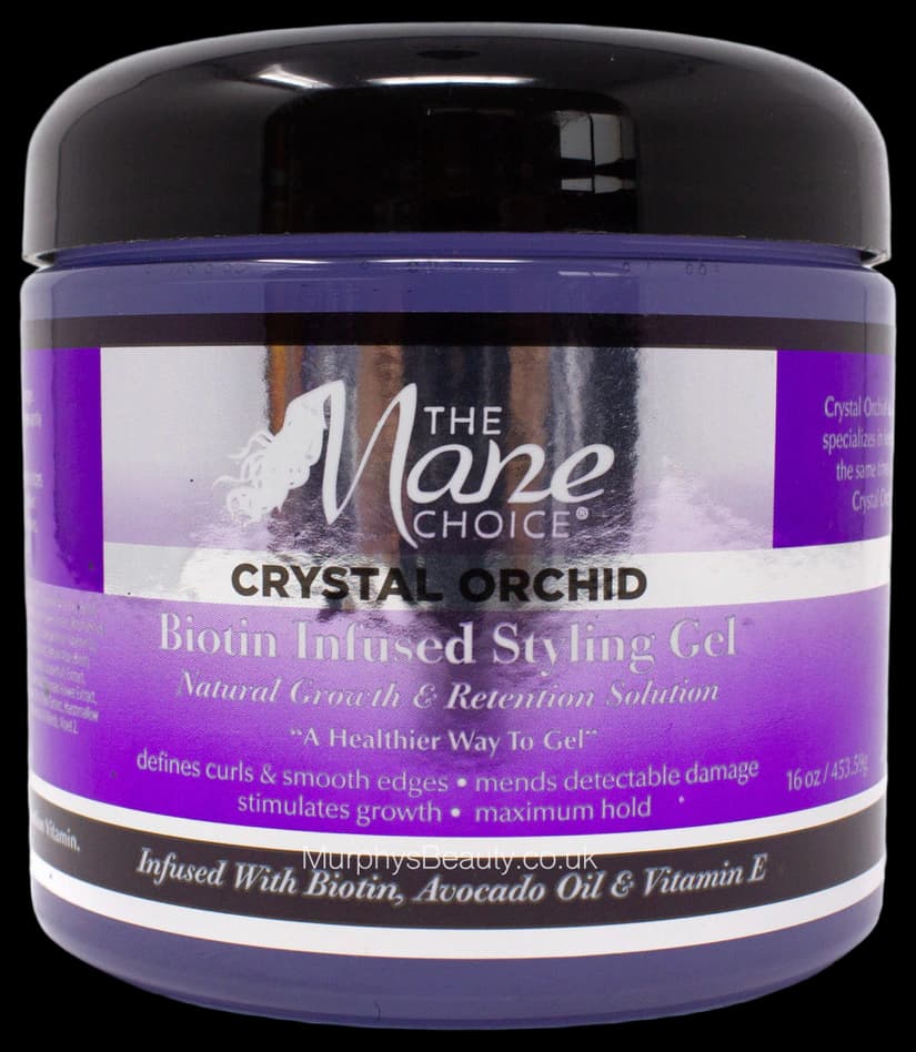 Mane Choice Crystal Orchid Biotin Infused Styling Gel Maximum Hold 16oz ...
