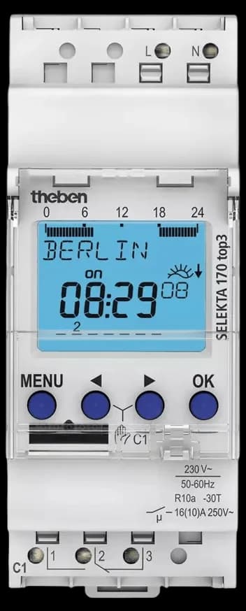 Theben SELEKTA 170 top3 Astronomical Time Switch