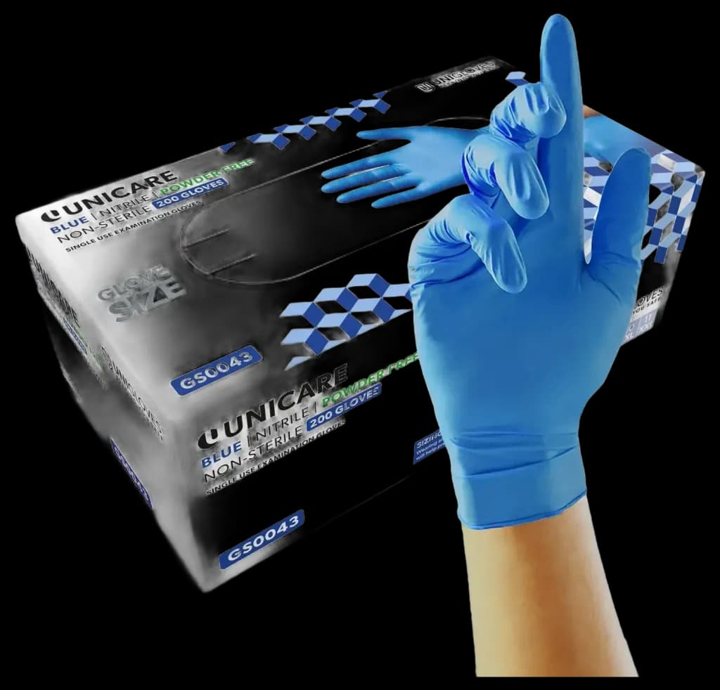 Unigloves Fortified Nitrile Examination Gloves