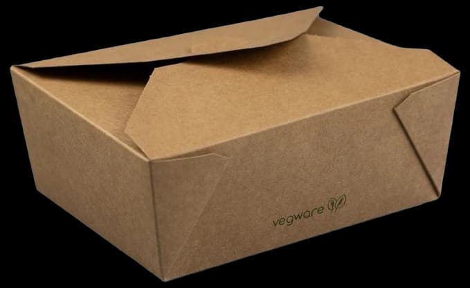 Vegware Kraft Paperboard Party Boxes