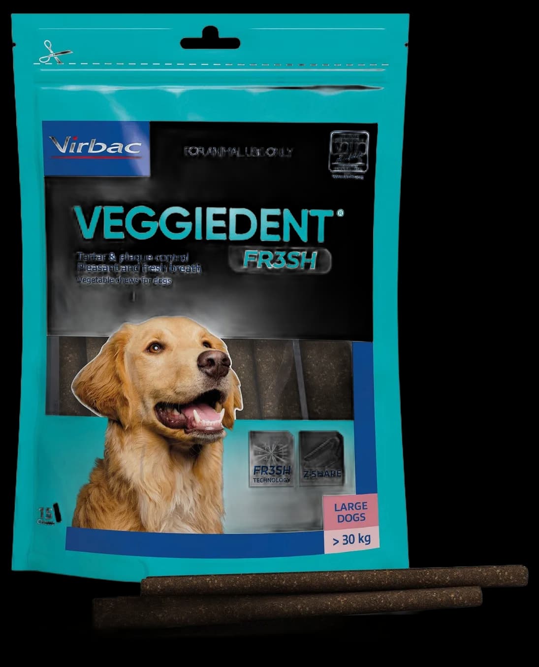 VEGGIEDENT® FR3SH™ Dental Chews For Dogs - Virbac UK