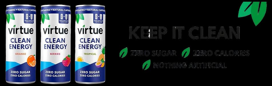 Virtue Clean Energy Mixed Pack - 12 x Yerba Mate Natural Energy Drinks ...