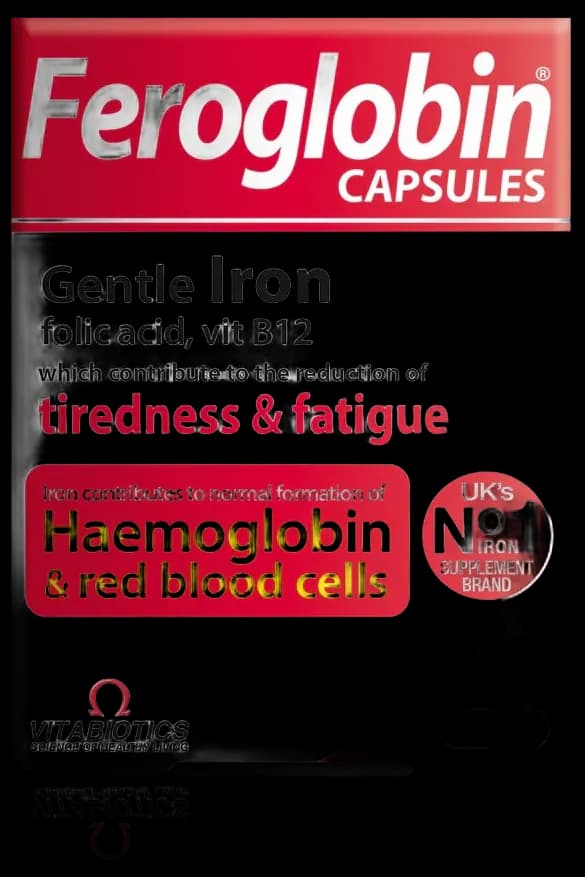 Vitabiotics Feroglobin Ferrous Fumarate Capsules