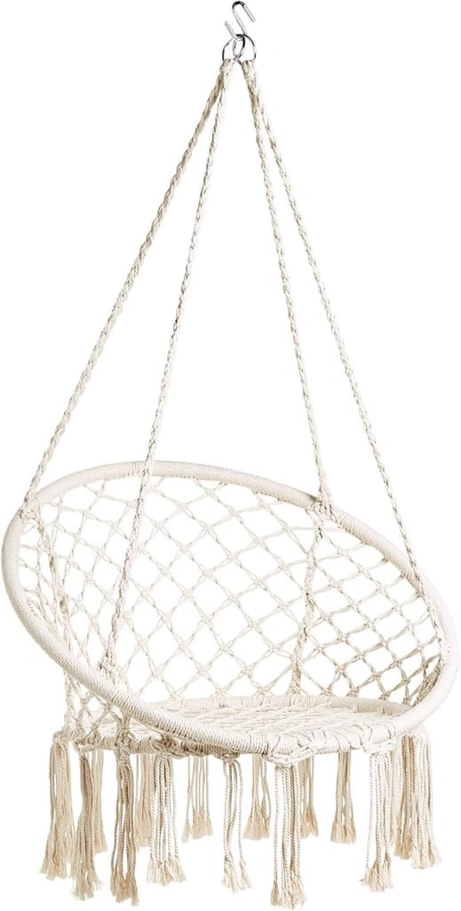 VonHaus Hanging Rope Swing Chair