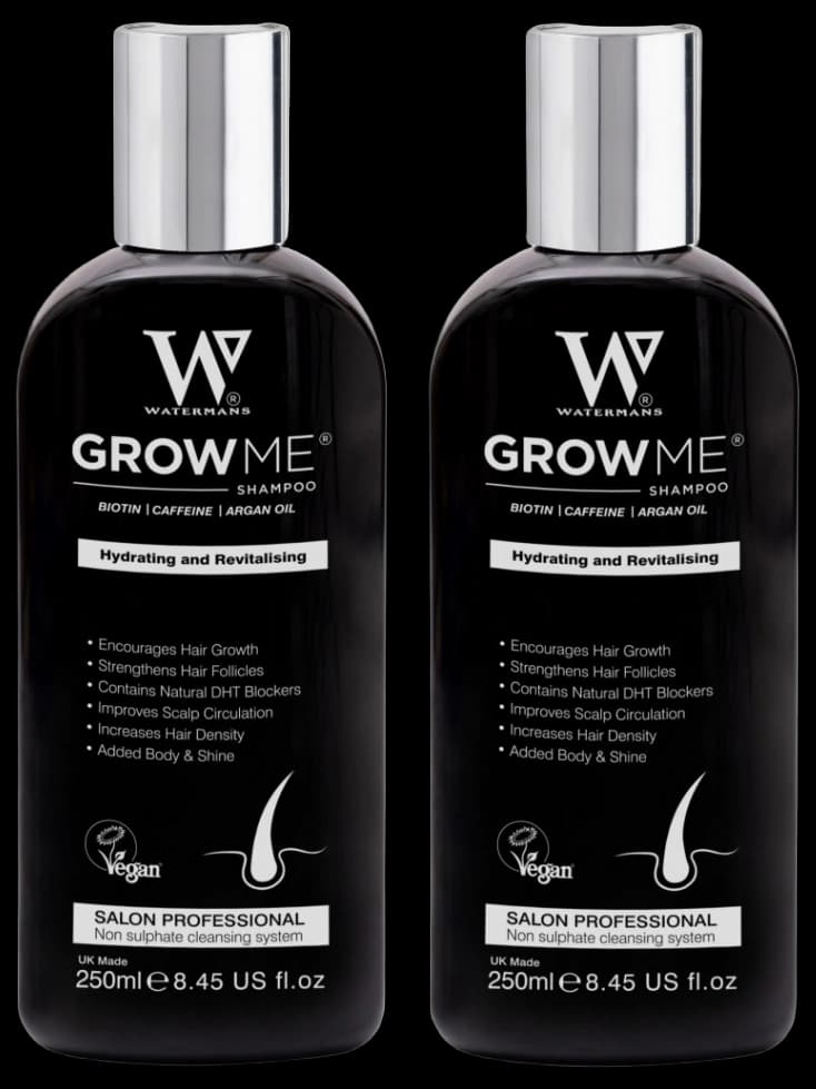 Watermans Grow Me Shampoo - UK Best Hair Growth Shampoo, Vegan Shampoo