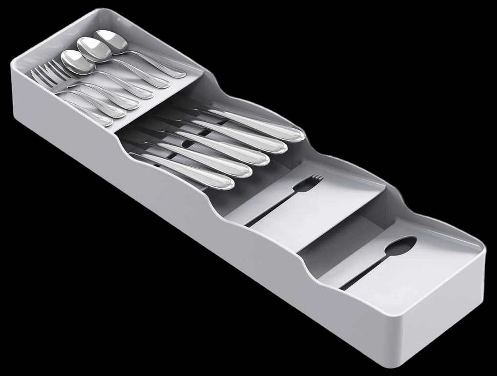Lifewit Compact Flatware Drawer Organizer, Narrow Silverware Tray for ...