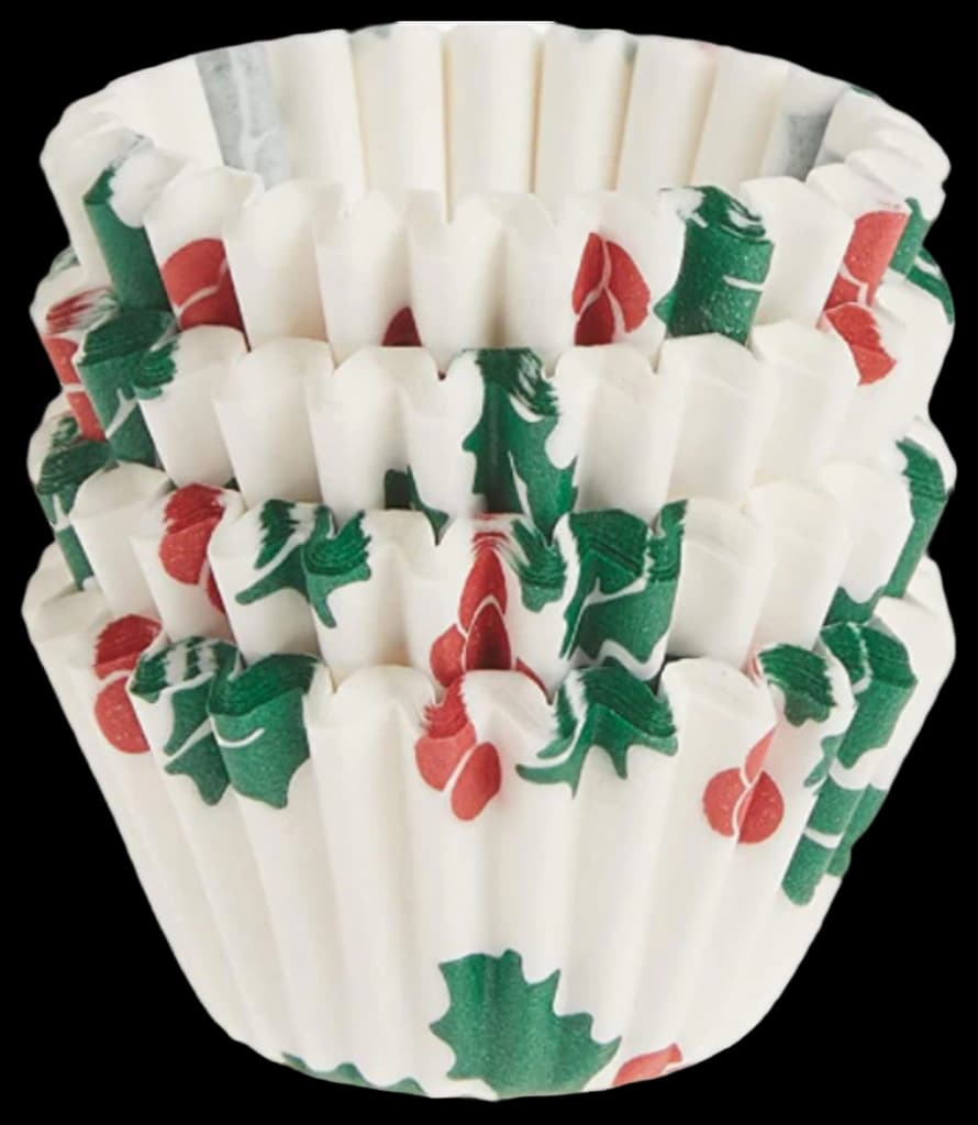 Amazon.com: Wilton Christmas Red & Green Mini Cupcake Liners, 150-Count ...