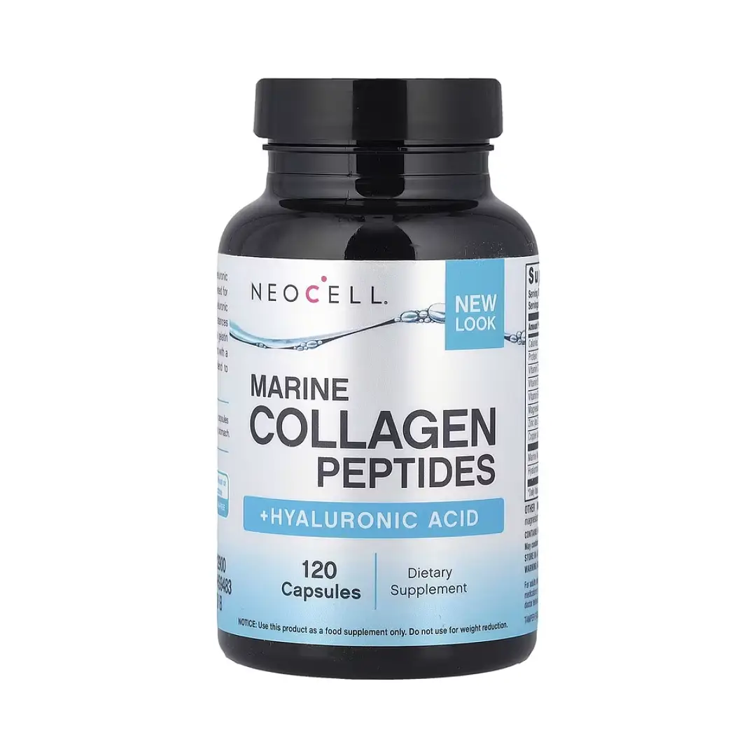 NeoCell Marine Collagen Peptide + Hyaluronic Acid 120 Capsules