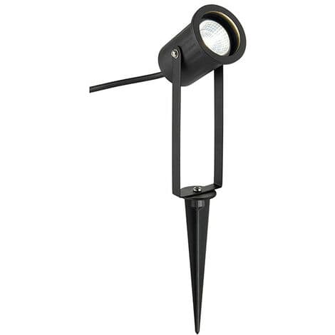 Saxby Picco Outdoor 12W LED Spike Light Matt Black 4000K, IP65