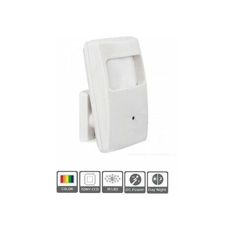 TELECAMERA AHD SPY NASCOSTA IN SENSORE ALLARME MOVIMENTO PIR 1000 TVL 1.3MP