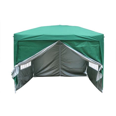 Greenbay Garden Pop Up Gazebo Party Tent Canopy With 4 Sidewalls, and ...
