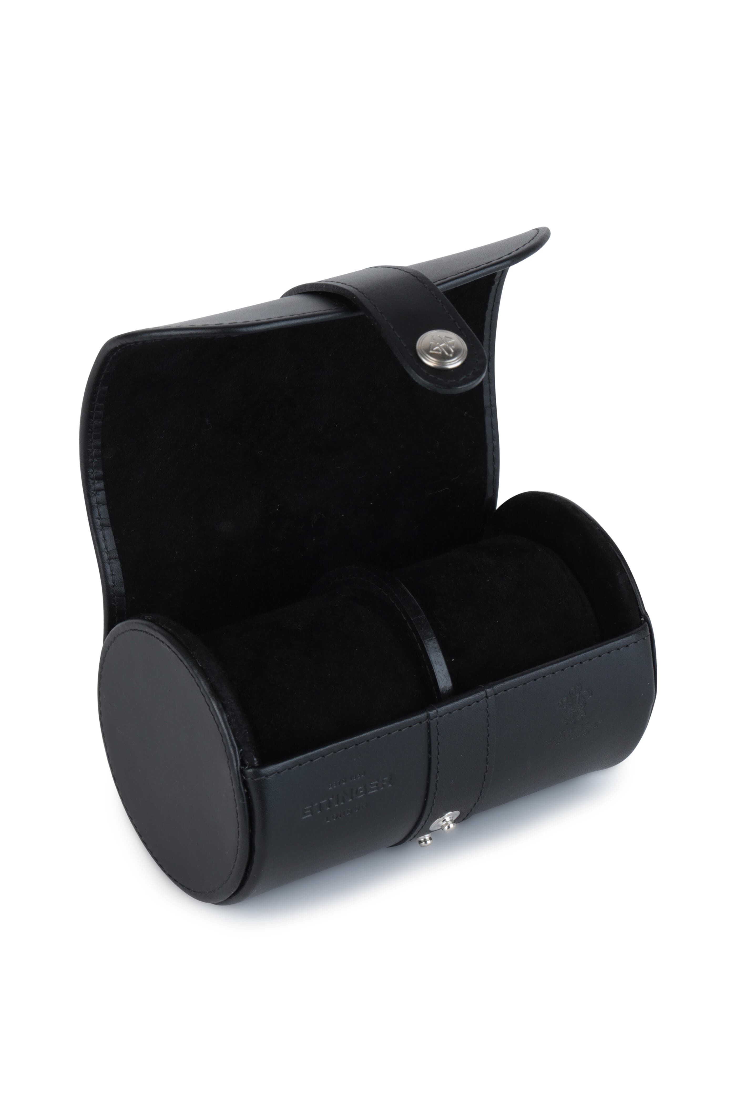 Ettinger Leather - Lifestyle Navy Blue Leather Double Watch Roll