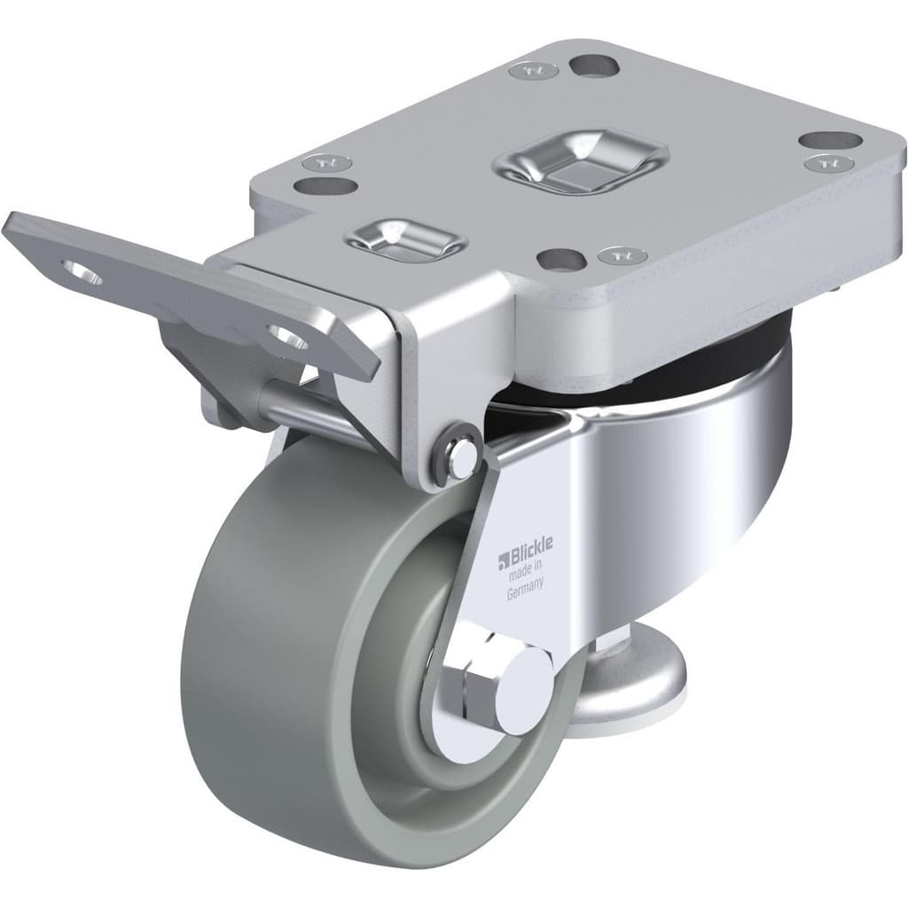 Blickle - Specialty Casters: Mount Type: Plate; Style: Double Ball ...