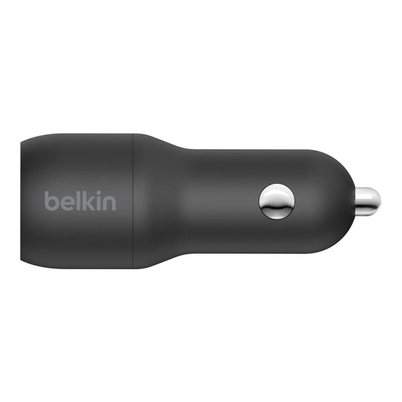 Belkin® BOOST CHARGE Dual Car Charger with PPS, USB-A/USB-C, Black ...