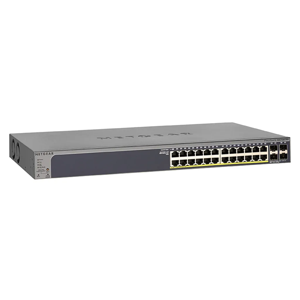 Netgear ProSAFE GS728TPP 24-Port Gigabit PoE+ Smart Managed Switch ...