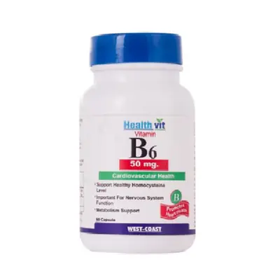 Comprimés de vitamine B6 Nature s Best 50 mg