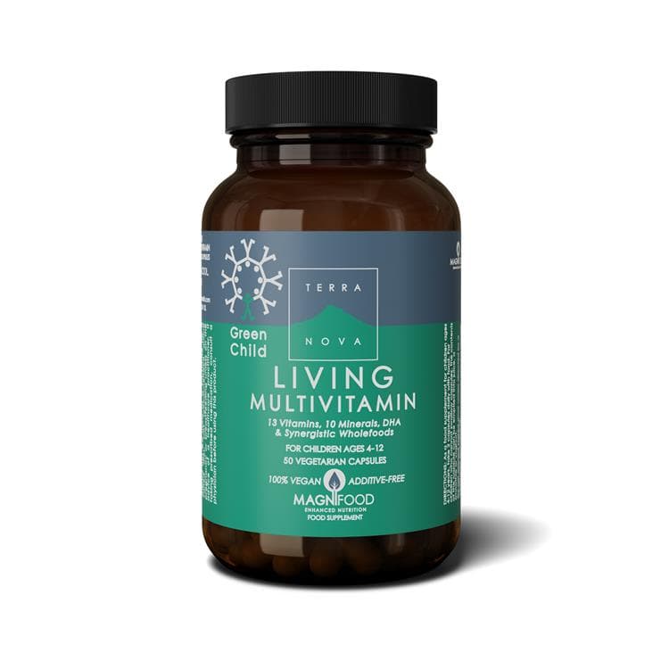 Terranova Green Child Living Multivitamin (50 capsules)