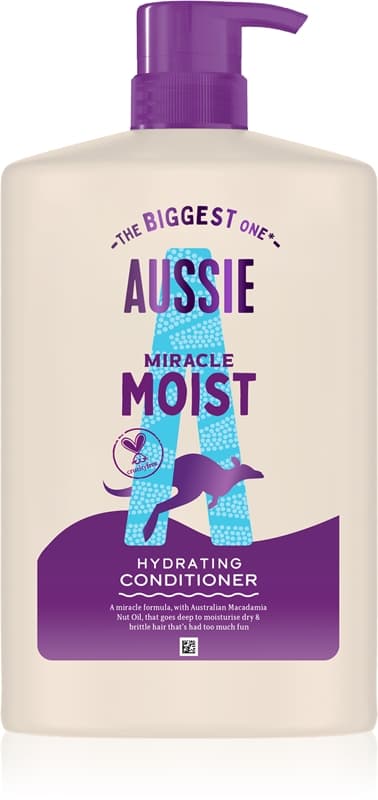 Aussie Miracle Moist Moisturizing Conditioner for dry and damaged hair ...