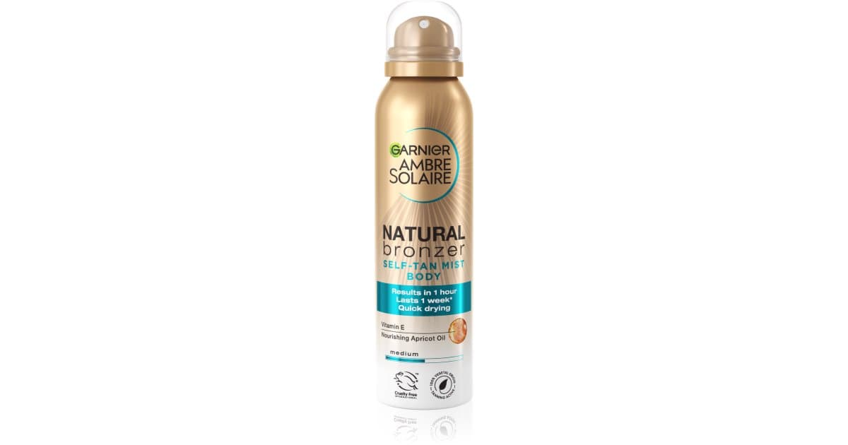 Garnier Ambre Solaire Natural Bronzer self-tanning mist for the body ...