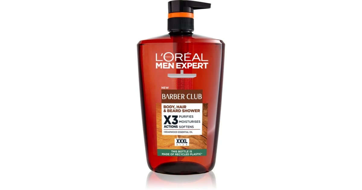 L’Oréal Paris Men Expert Barber Club Body Wash for Men for hair, beard ...