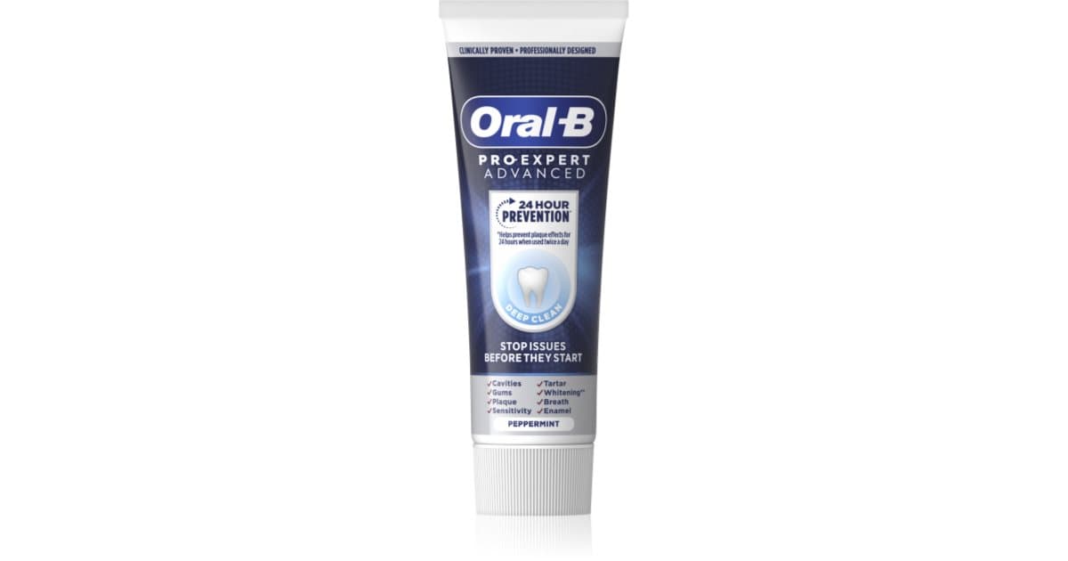Oral-B Pro-Expert Advanced Deep Clean toothpaste for thorough cleaning ...