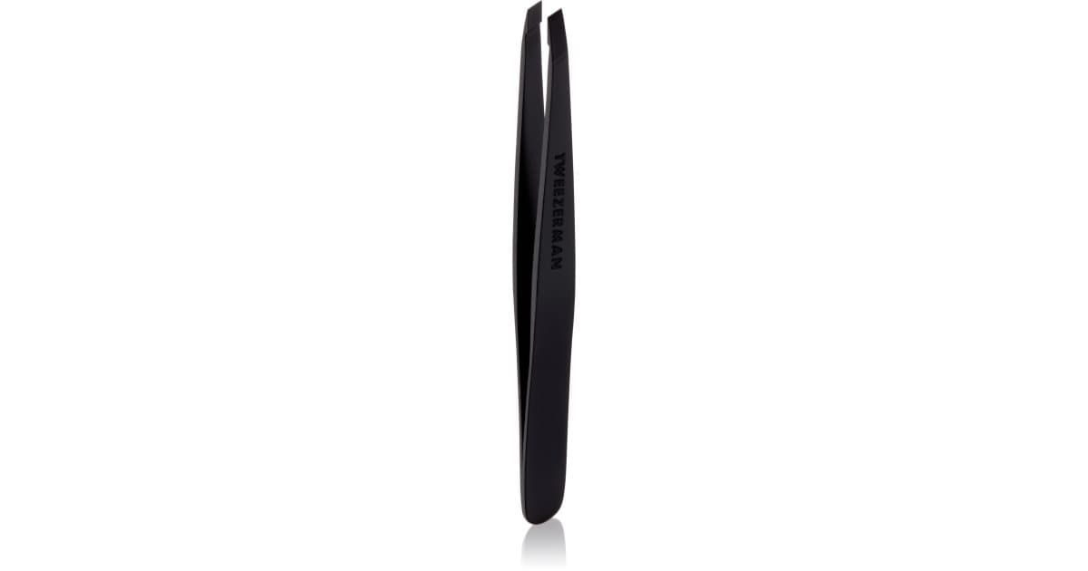 Tweezerman Slant Tweezer Black Matte slanted tweezers | notino.co.uk