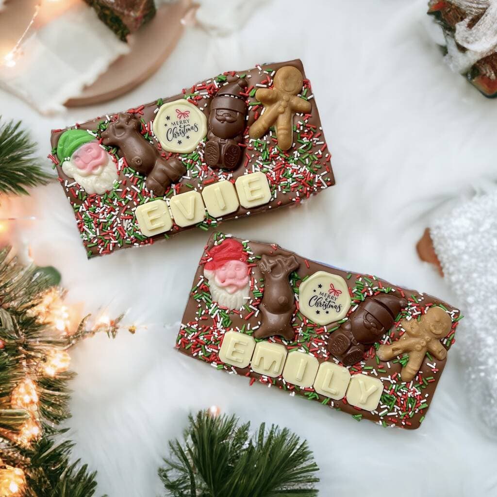 Personalised Christmas Chocolate Bar By Choc Til You Drop