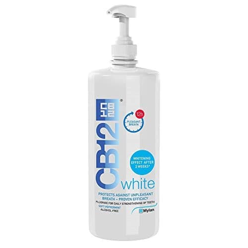 CB12 White Mouthwash, Whiter Teeth After 2 Weeks, Pleasant Breath For ...