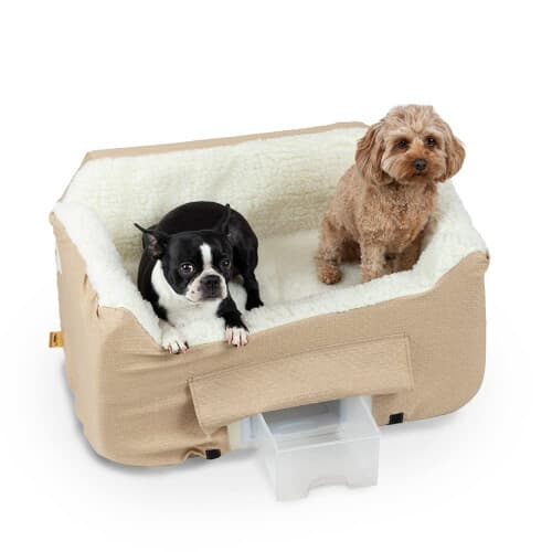 Snoozer Lookout II Dog car Seat, Dog Booster Seat, Birch Diamond, Large ...