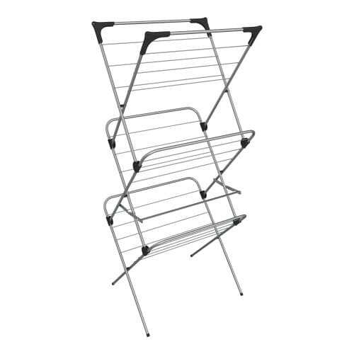 Vileda Sprint 3-Tier Clothes Airer, Indoor Clothes Drying Rack with 20 ...