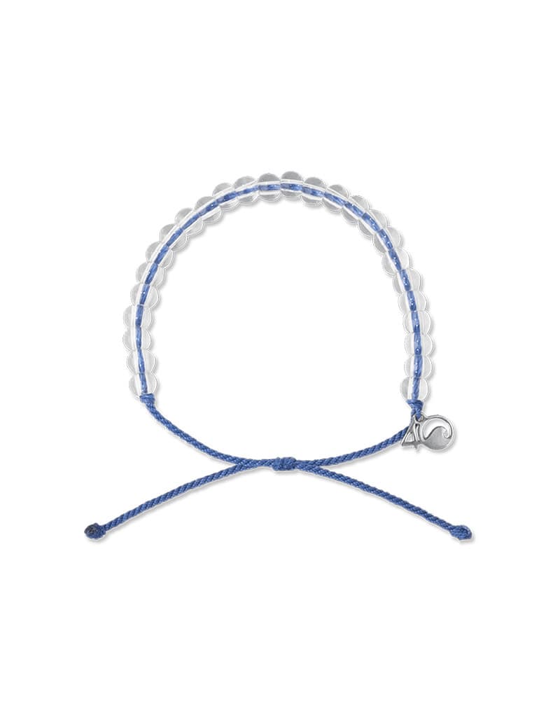 4Ocean Signature Beaded Bracelet Blue - Force-E Scuba Centers
